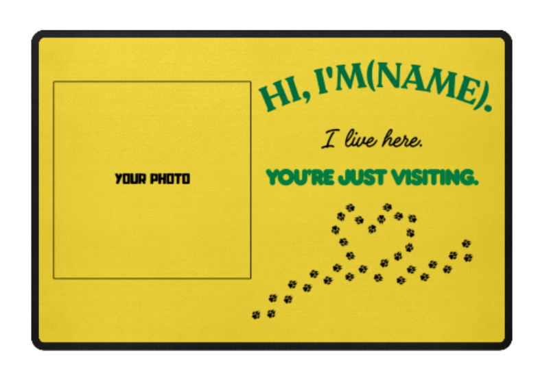Personalized doormat