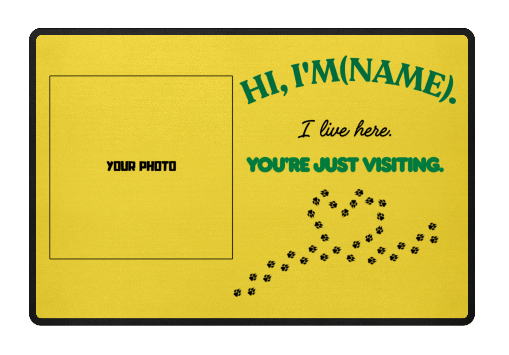 Personalized doormat