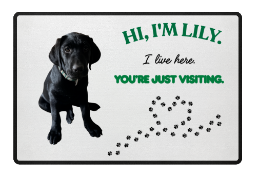 Personalized doormat