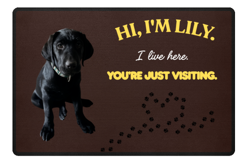 Personalized doormat