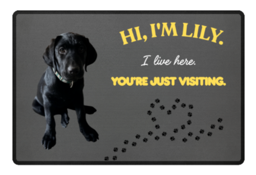 Personalized doormat