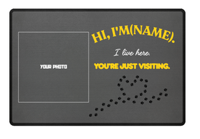 Personalized doormat