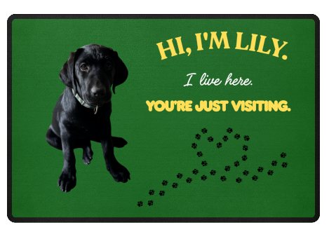 Personalized doormat