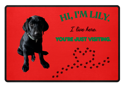 Personalized doormat