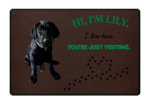 Personalized doormat