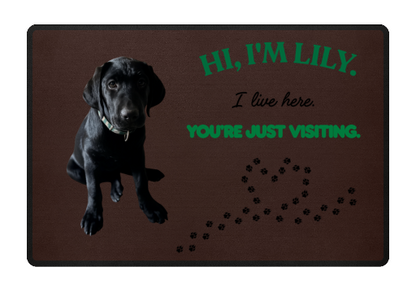 Personalized doormat
