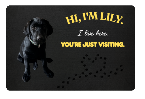 Personalized doormat