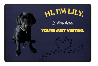 Personalized doormat