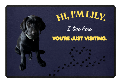 Personalized doormat