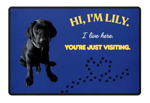 Personalized doormat