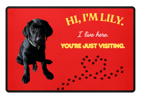 Personalized doormat