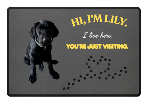 Personalized doormat