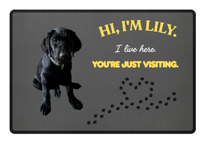 Personalized doormat
